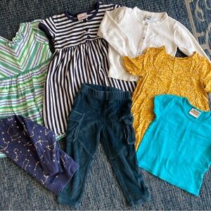3t Kids Bundle Dress, tops, sweaters and pants. Hanna Andersson, tea collection